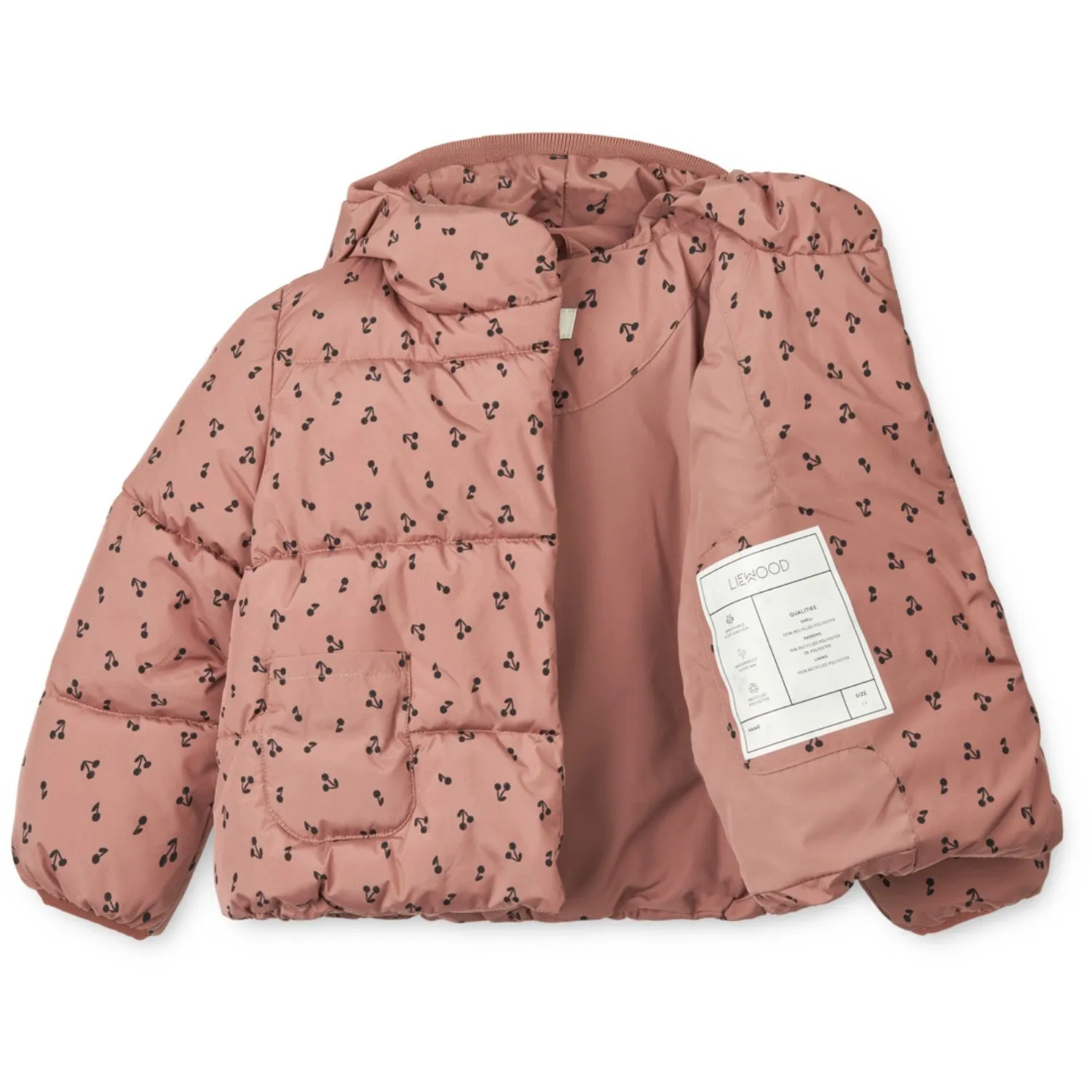 LieWood Cherries / Dark Rosetta Giovanna Jacket Abrasion-resistant