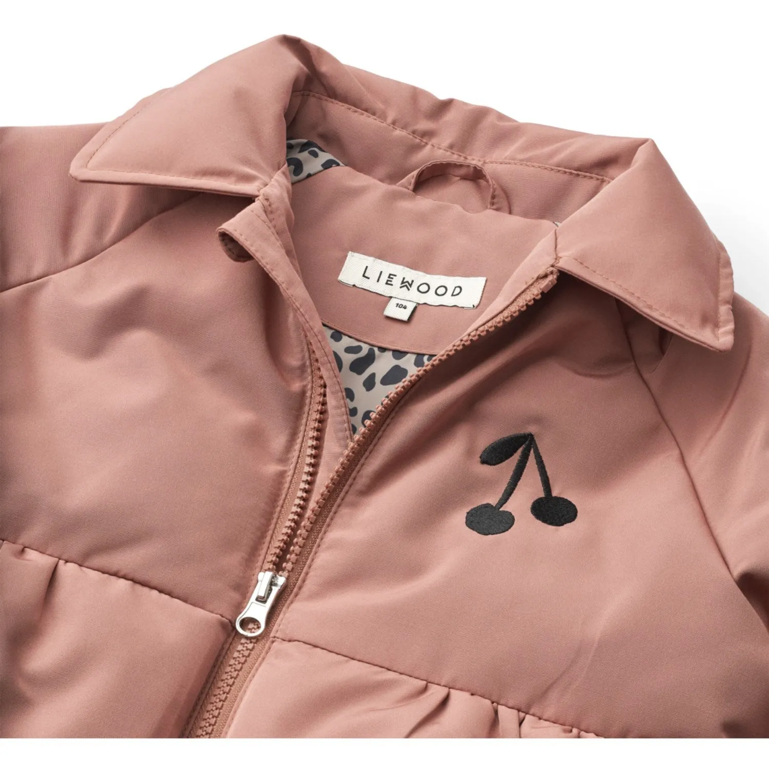 LieWood Cherry / Dark Rosetta Cosmos Jacket Lightweight daywear Pleat-Front