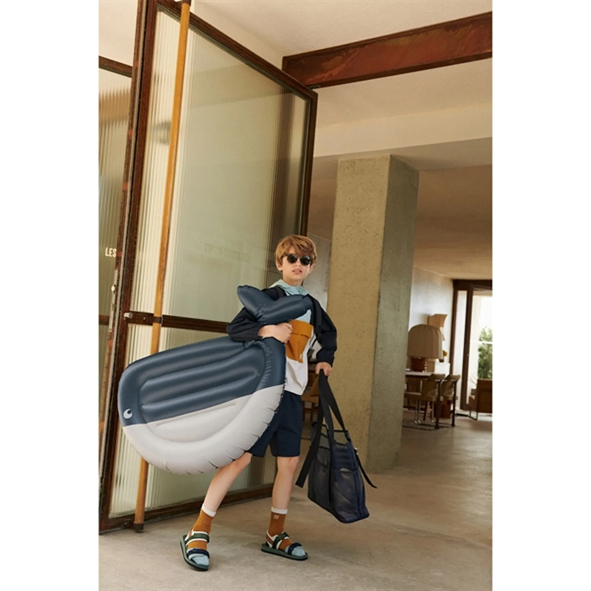 Flight Liewood Classic Navy Multi Mix Mone Windbreaker Jacket