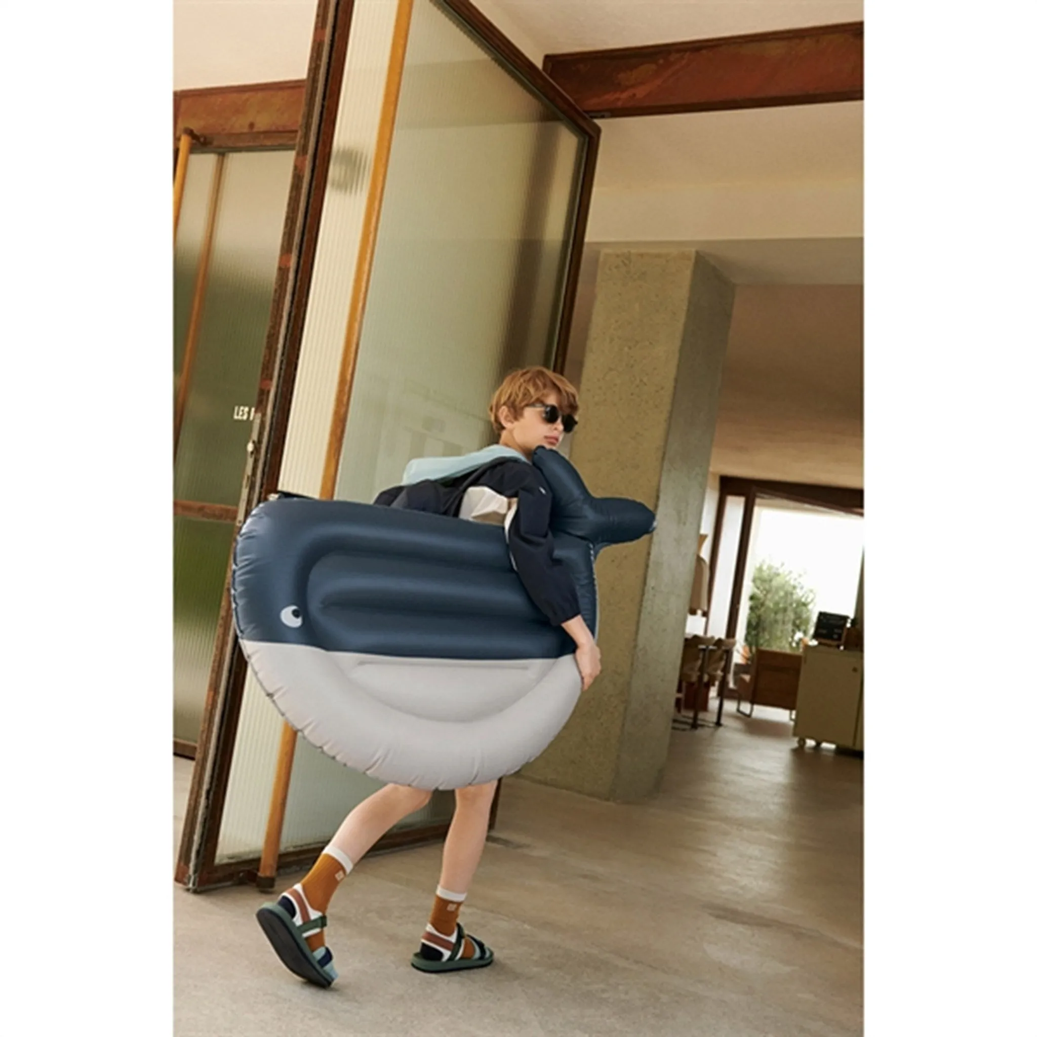 Liewood Classic Navy Multi Mix Mone Windbreaker Jacket Hear High-Performance Jacket