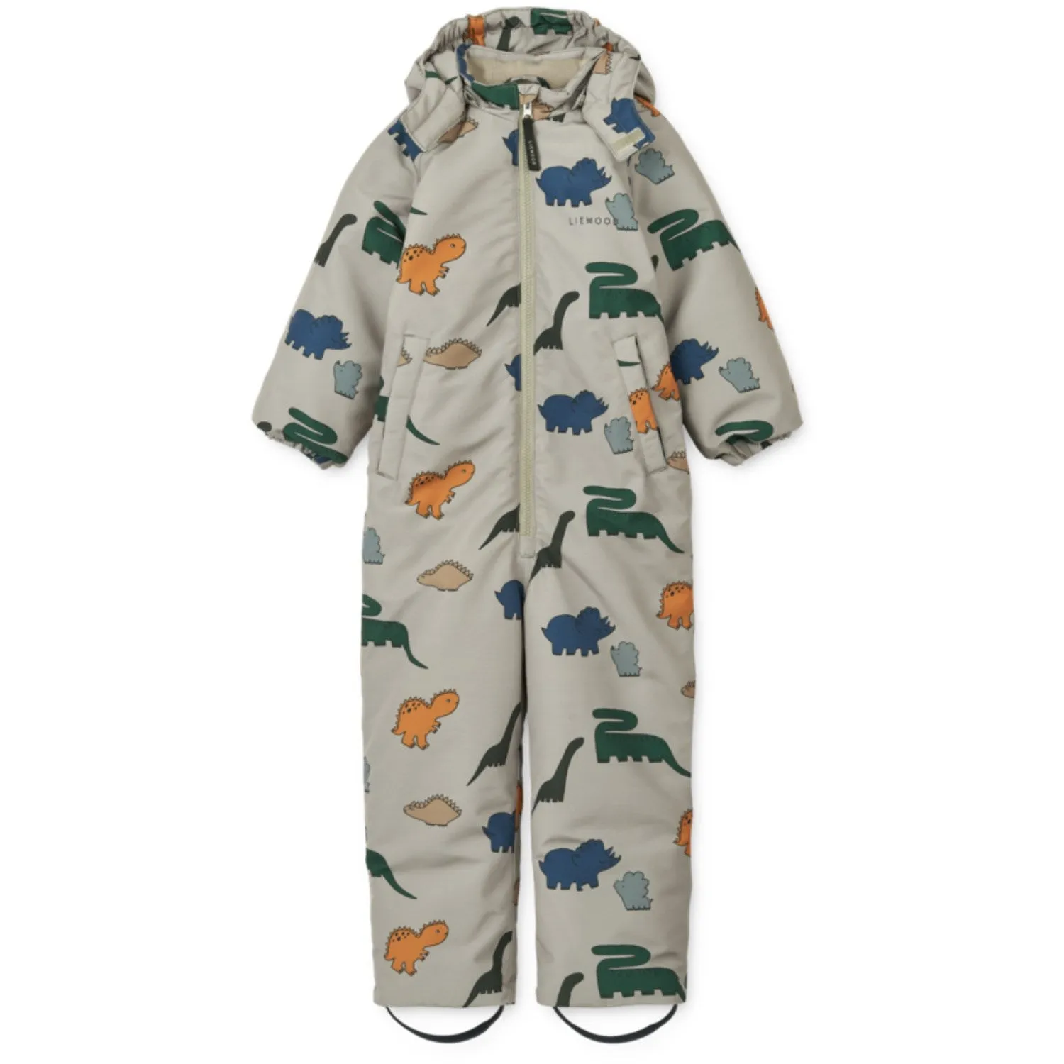 LieWood Dinosaurs / Mist Isa Snowsuit Romantic-Style Soft long-sleeve top