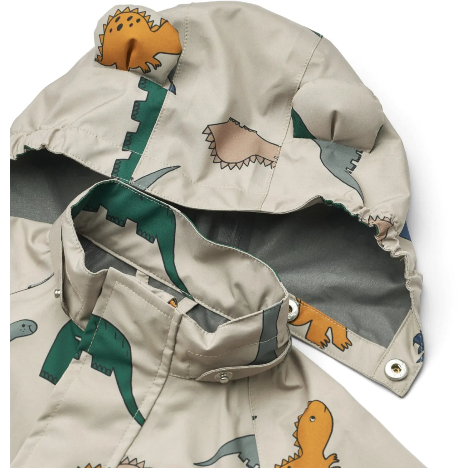 Odor Resistant Weather Shield Outfit LieWood Dinosaurs / Mist Manu Rain Jacket