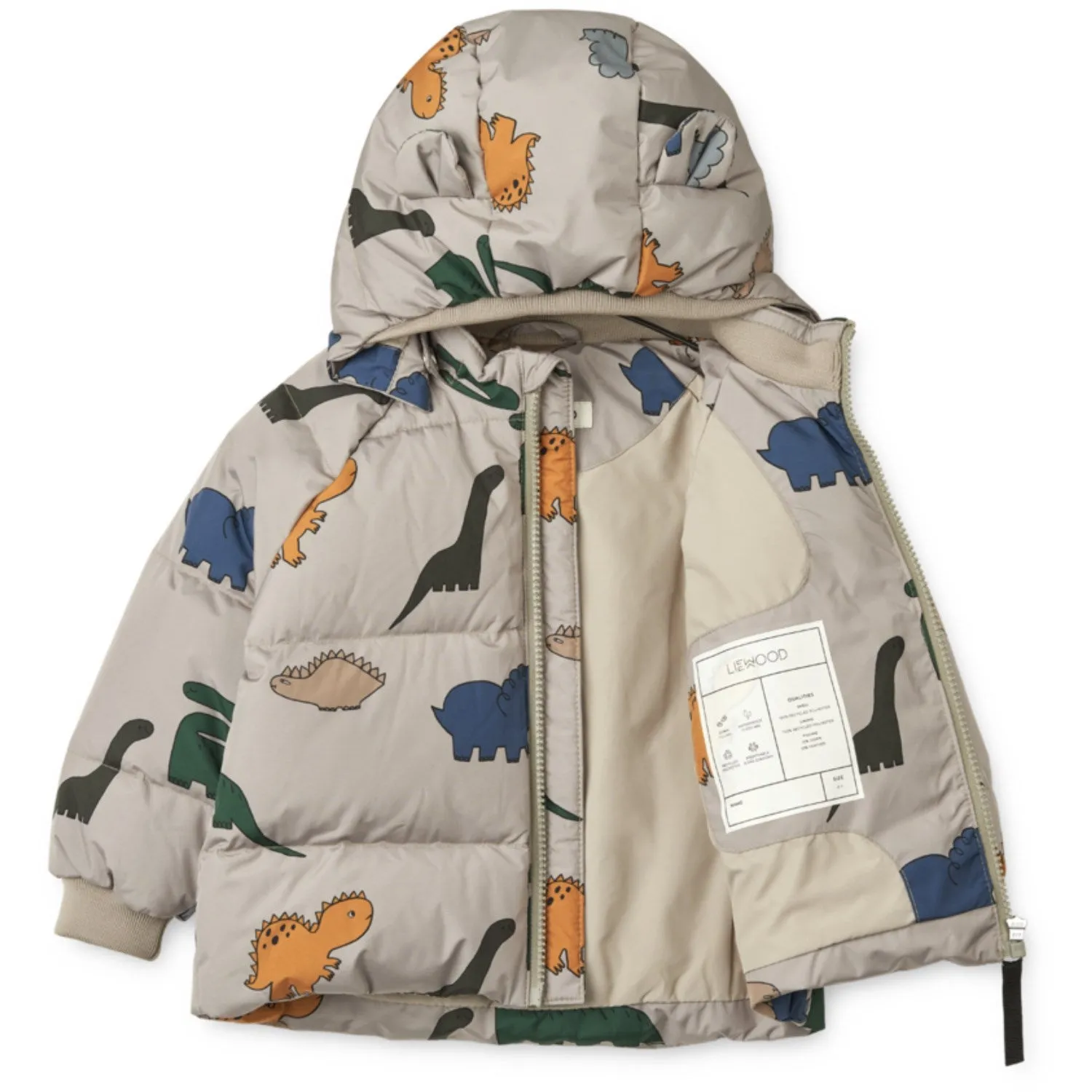 Soft-Lining LieWood Dinosaurs / Mist Polle Down Puffer Jacket