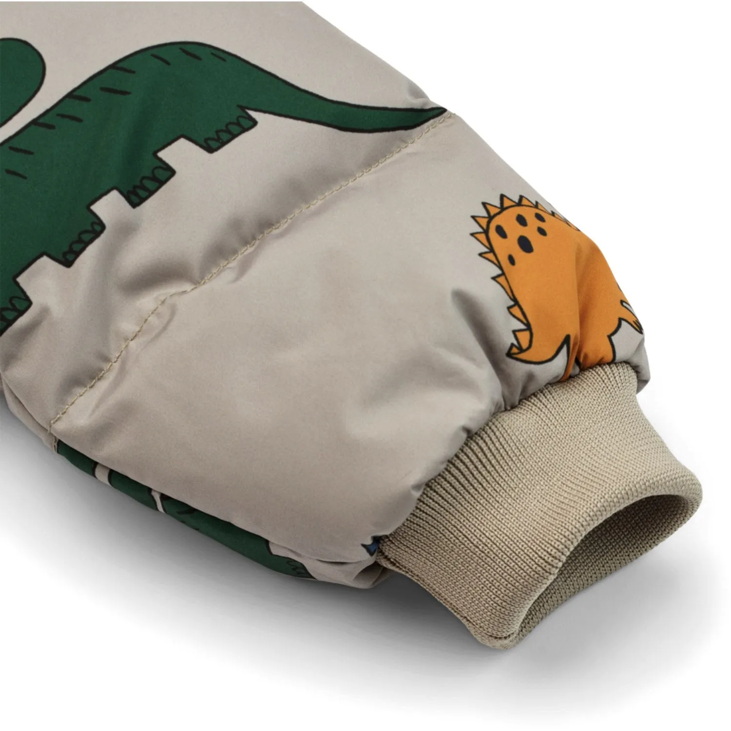 LieWood Dinosaurs / Mist Polle Down Puffer Jacket Machine-washable Artisanal-Detail