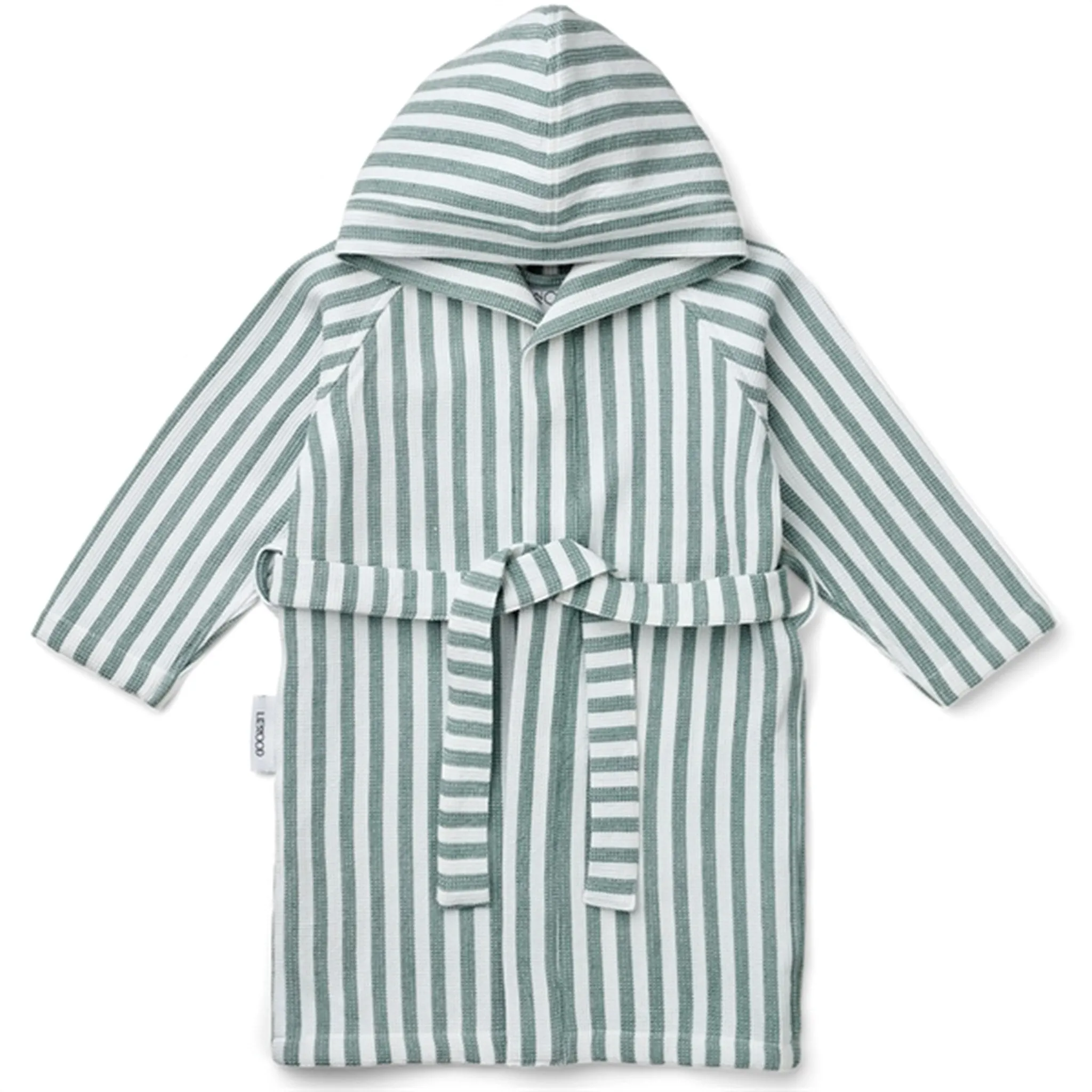 Modern Cut Casual Layers Liewood Gray Bathrobe YD Stripe Peppermint/White