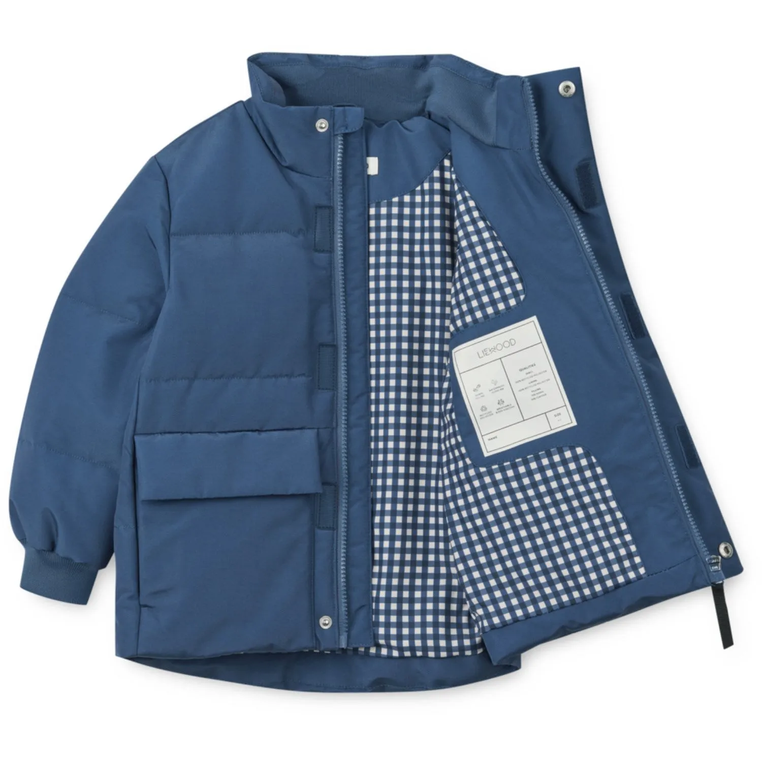 LieWood Indigo Blue Rocka Jacket packable