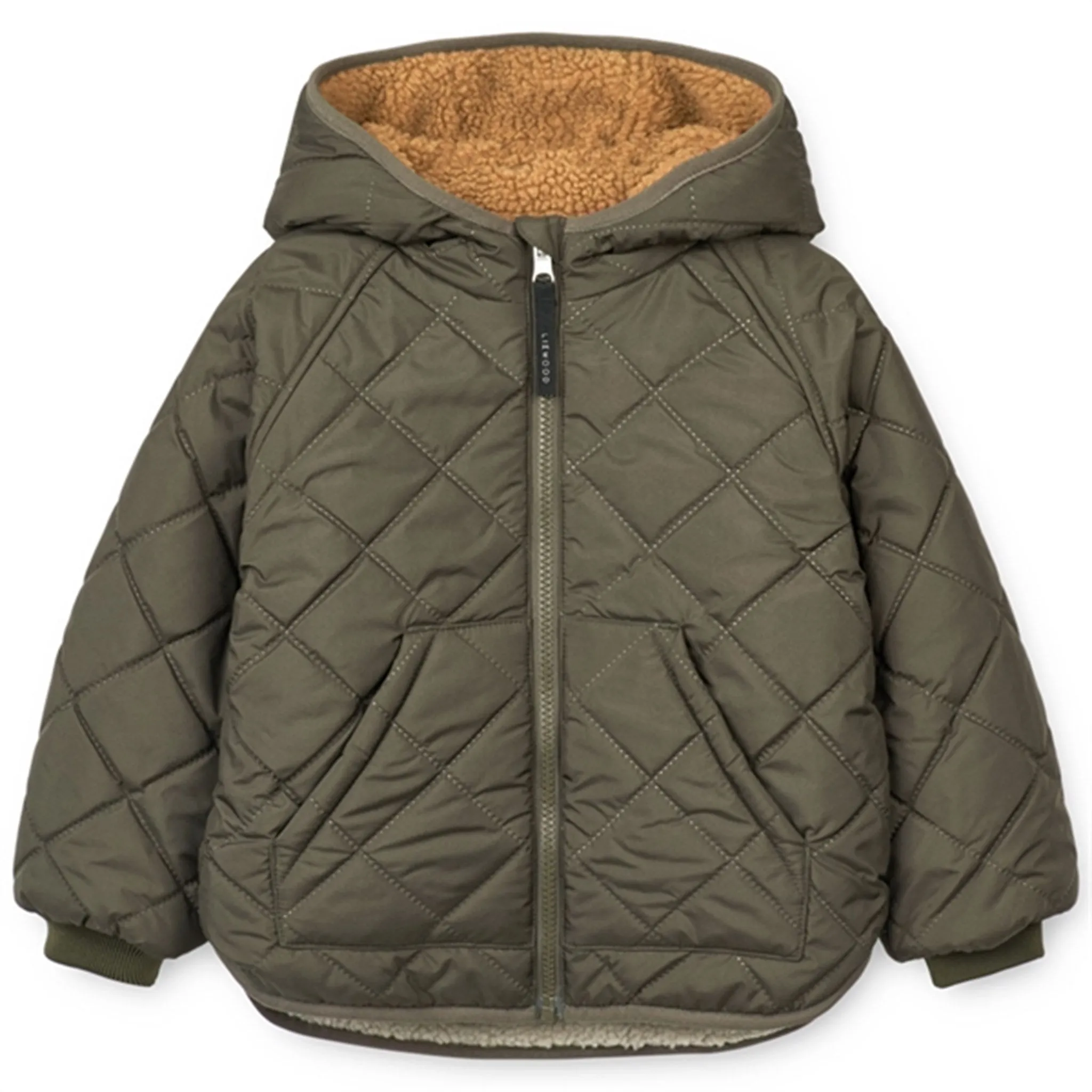 Christmas Liewood Jackson Reversible Thermo Jacket Army Brown Mix