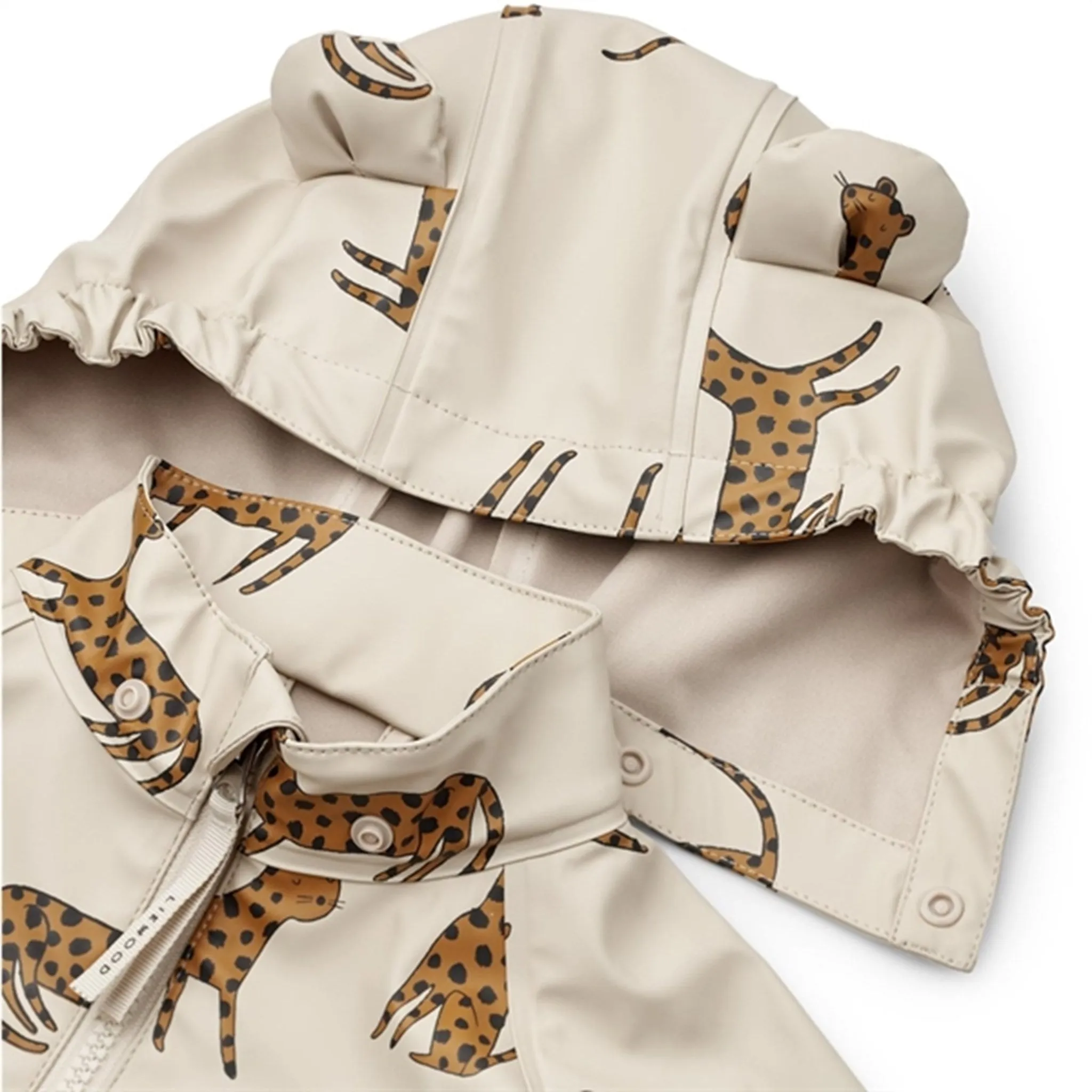 Hooded Design Liewood Leopard/Sandy Melodi Jacket