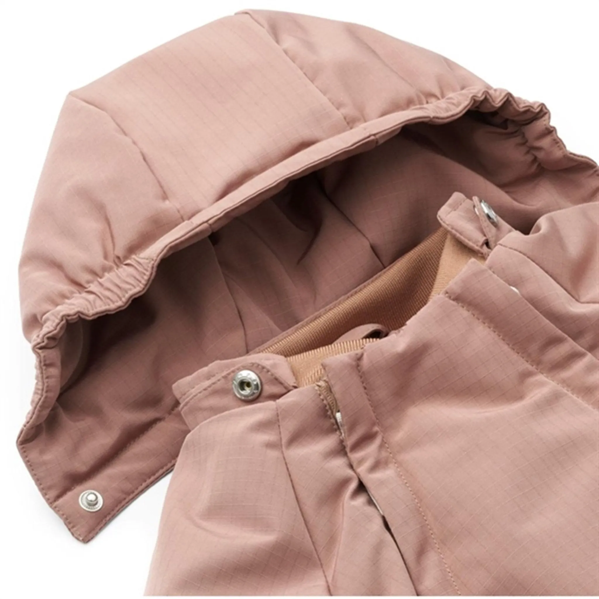 Roll-Up-Sleeve Liewood Lin Baby Snnowsuit Dark Rosetta