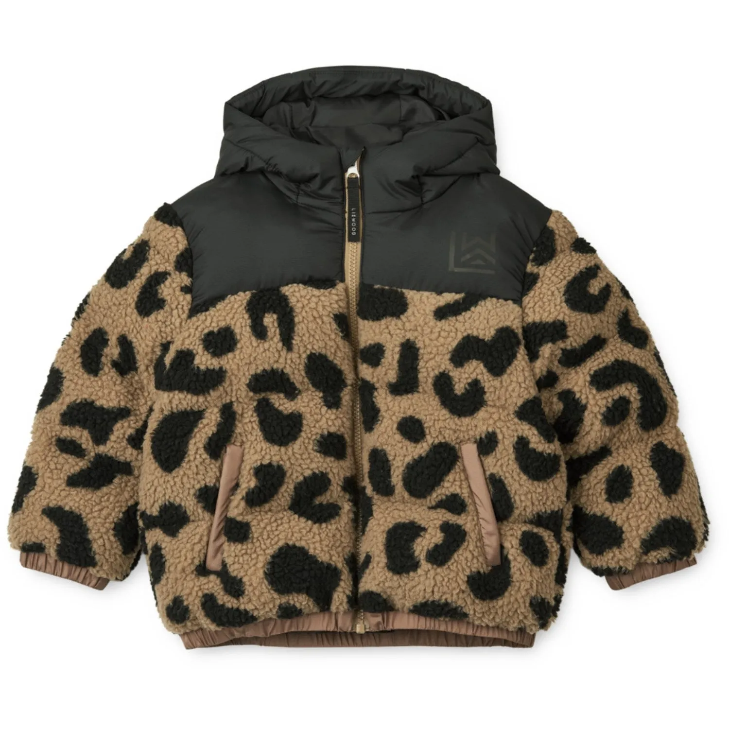 LIEWOOD Mega Leo / Oat Mix Niko Pile Jacket UV-Resistant