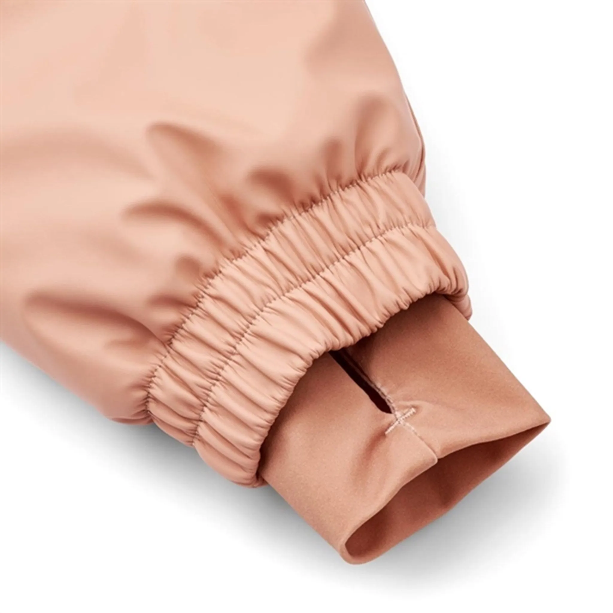 Ruched-Detail Liewood Nelly Rubber Snowsuit Tuscany Rose