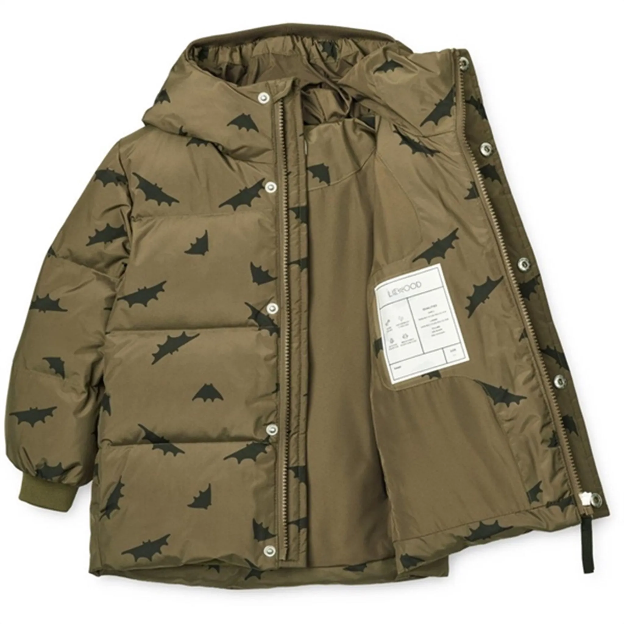 Sleek button-front piece Special-Occasion Liewood Palle Puffer Down Jacket Bats / Khaki