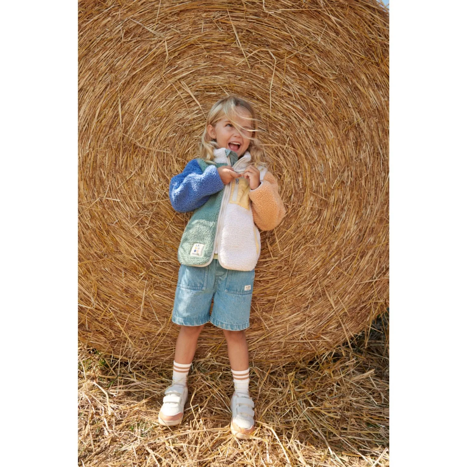 LIEWOOD Peppermint Multi Mix Nolan Pile Jacket Cozy Style Base Coverage