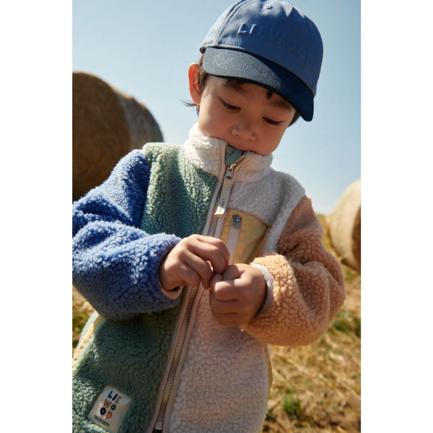 LIEWOOD Peppermint Multi Mix Nolan Pile Jacket All Time Snug Fit