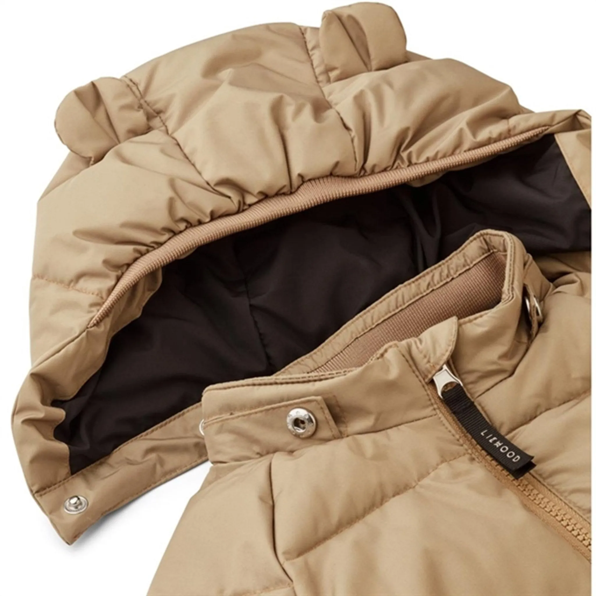 Liewood Polle Puffer Down Jacket Oat Cozy casual shirt