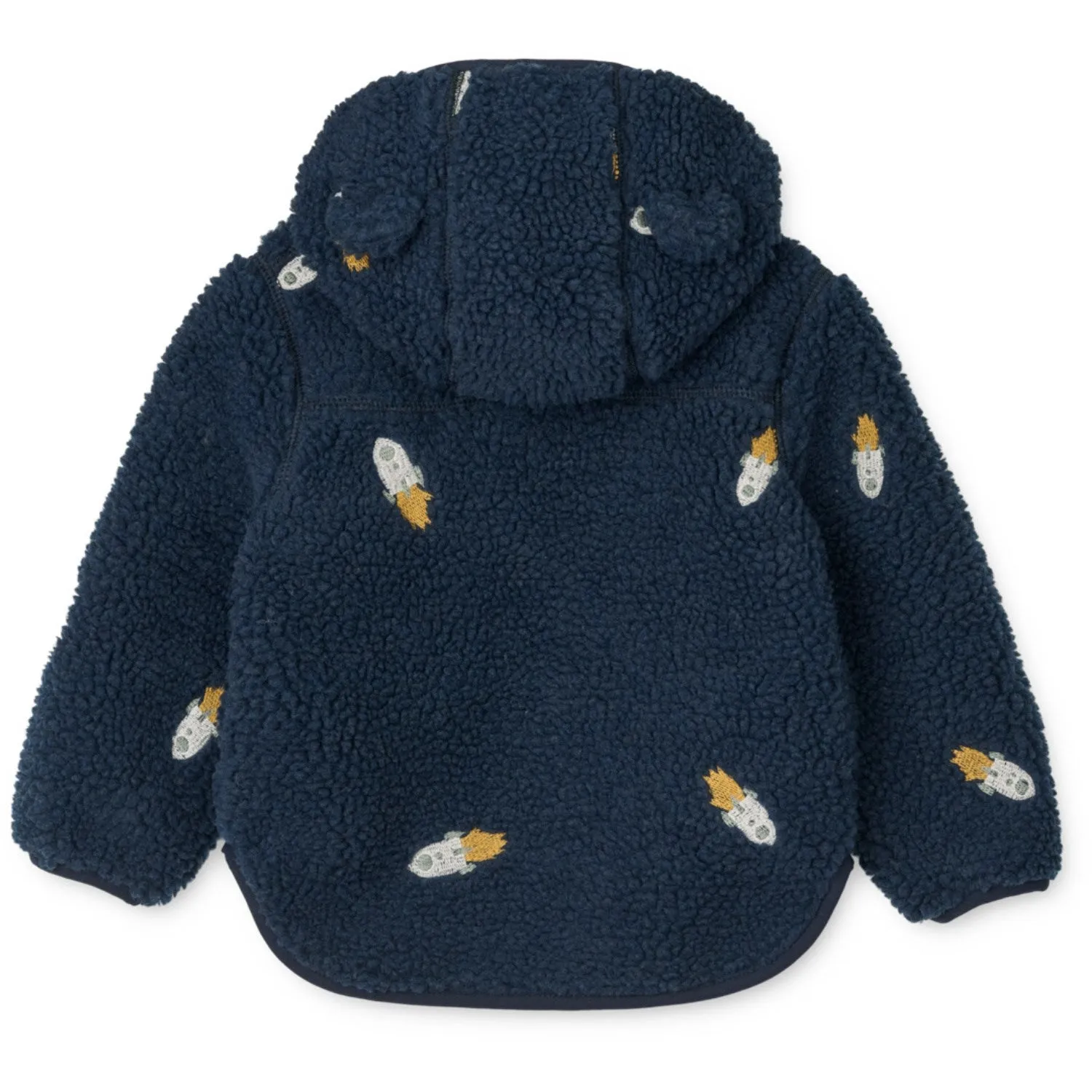 Weekend Errand LIEWOOD Rocket / Classic Navy / Embroidery Mara Pile Jacket With Ears