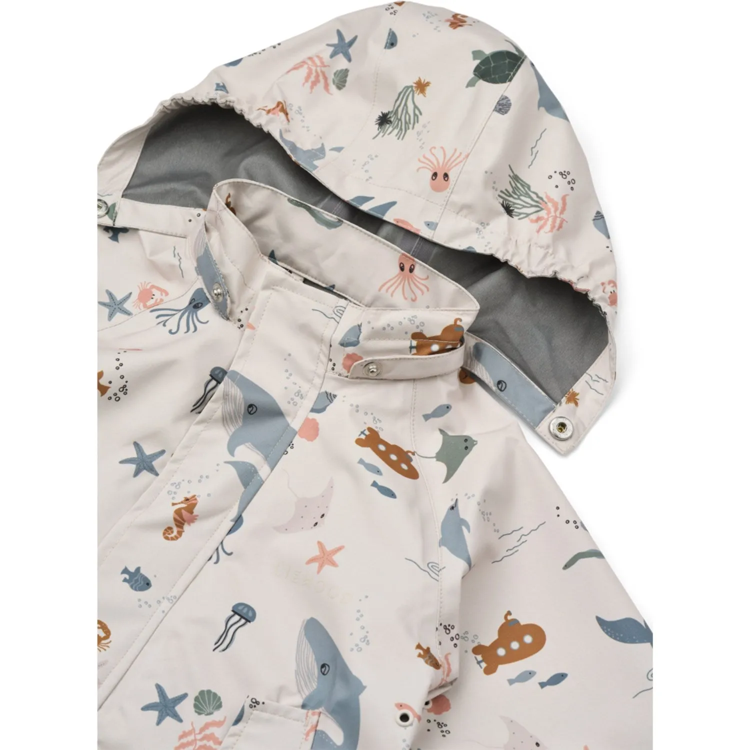 Comfort Trek Layer Storm Side LIEWOOD Sea Creature / Sandy Pedia Rainwear Set