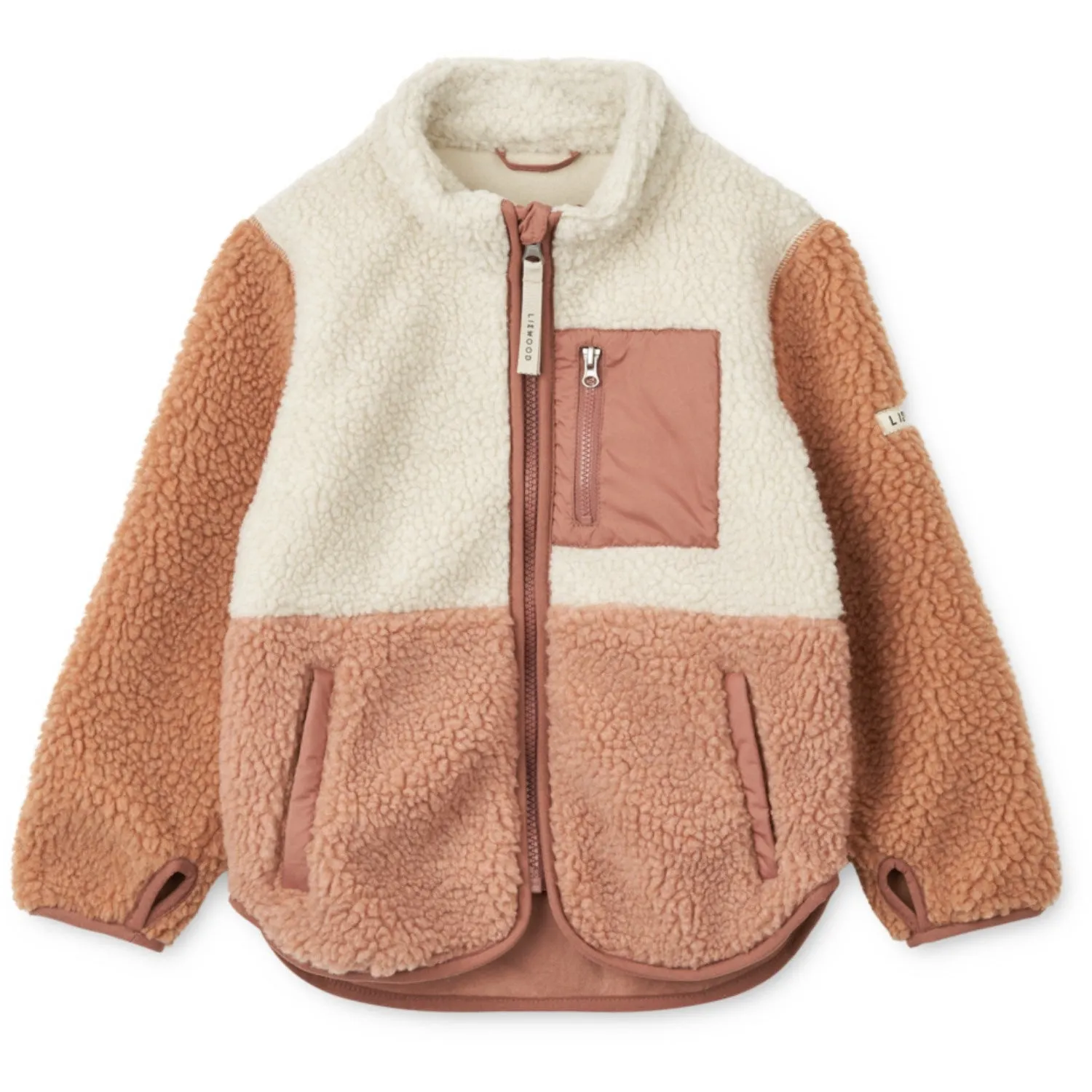 Quiet Time LieWood Tuscany Rose Multi Mix Nolan Pile Jacket
