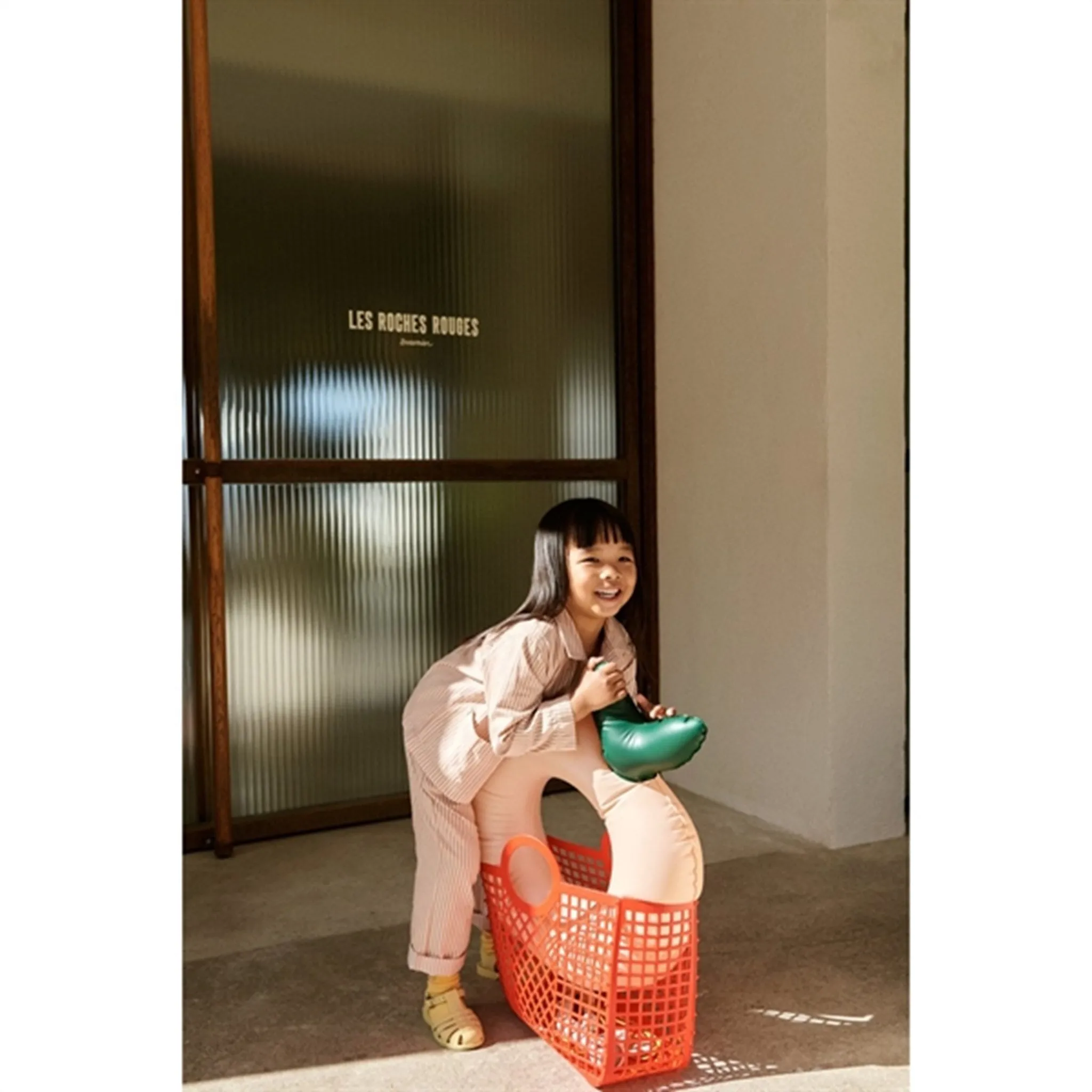 Embroidered Liewood Y/D Stripe Tuscany Rose/Sandy Bruno Jacket