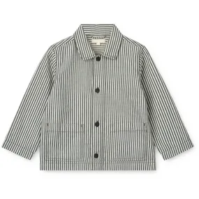 Ventilated Back Panel Liewood Y/D Stripe Whale Blue/Creme De La Creme Bruno Jacket