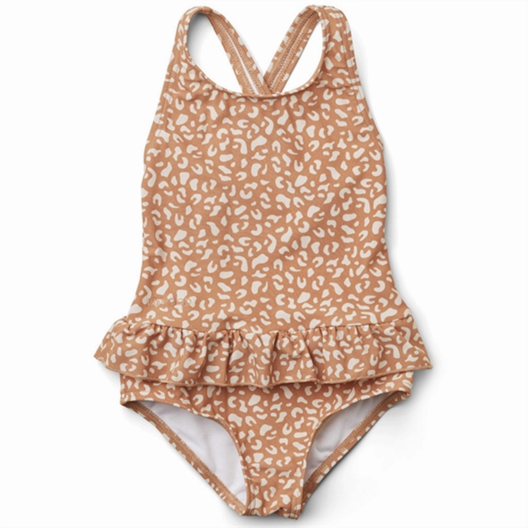 Earthy-Tones Non Restrictive Band Liewood Amara Swimsuit Mini Leo Tuscany Rose
