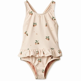 Liewood Amara Swimsuit Peach Sea Shell Light Packing All-Over Comfort