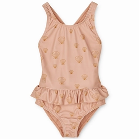 Ocean Swimwear Liewood Amara Swimsuit Seashell Pale Tuscany