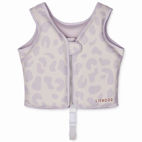 Liewood Dove Swim Vest Leo/Misty Lilac Chafe Resistant Edges Stylish Prints