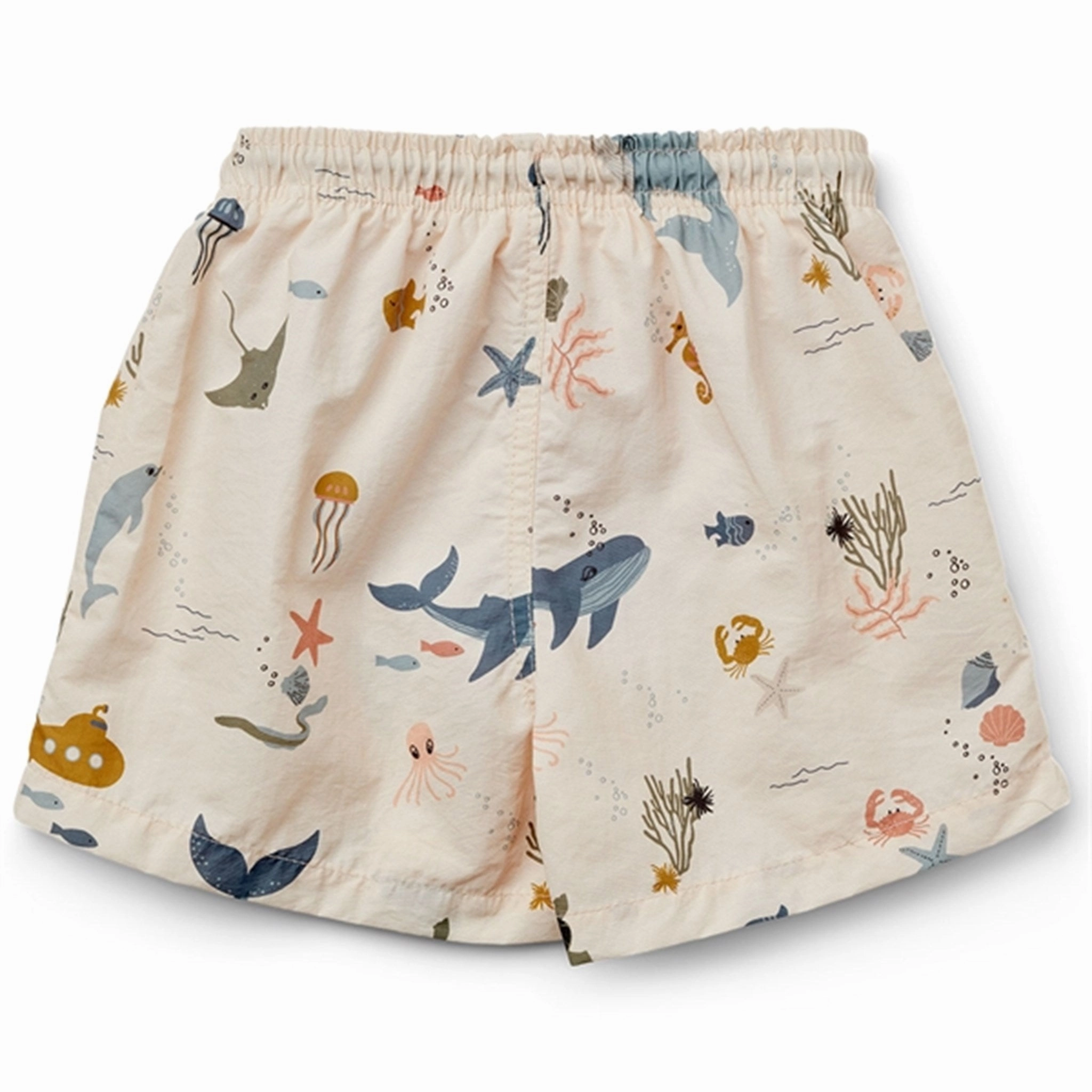 Reinforced Hems Liewood Duke Board Shorts Creature/Sandy Mix