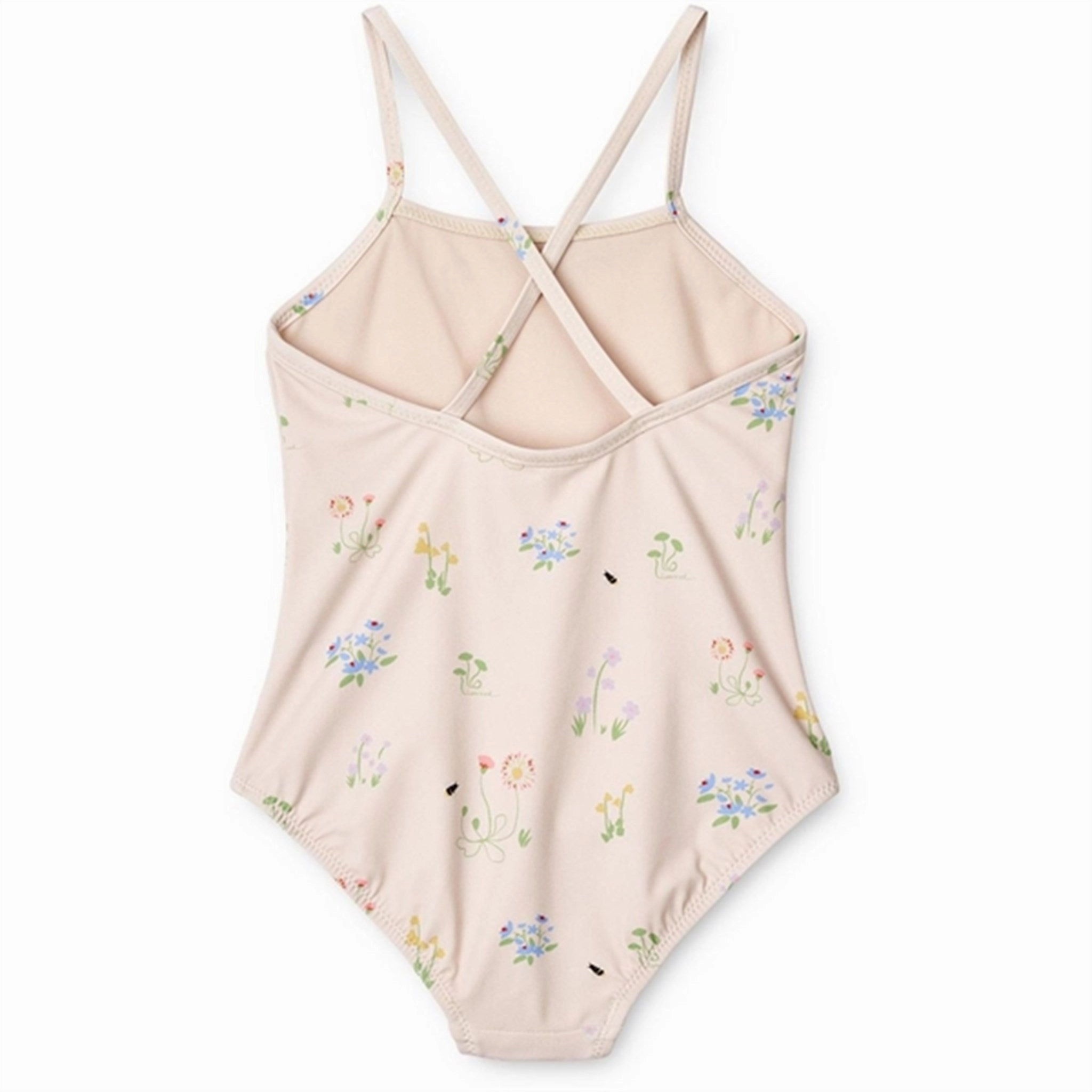 Liewood Fate Printed Swimsuit Flora/Sandy Abrasion Resistant Seams Ruffled-Edges