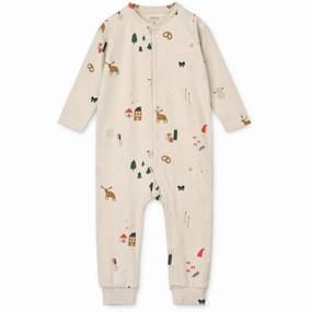 Hot Kids Stylish Slim LieWood Holiday / Sandy Birk Printed Pyjamas Jumpsuit