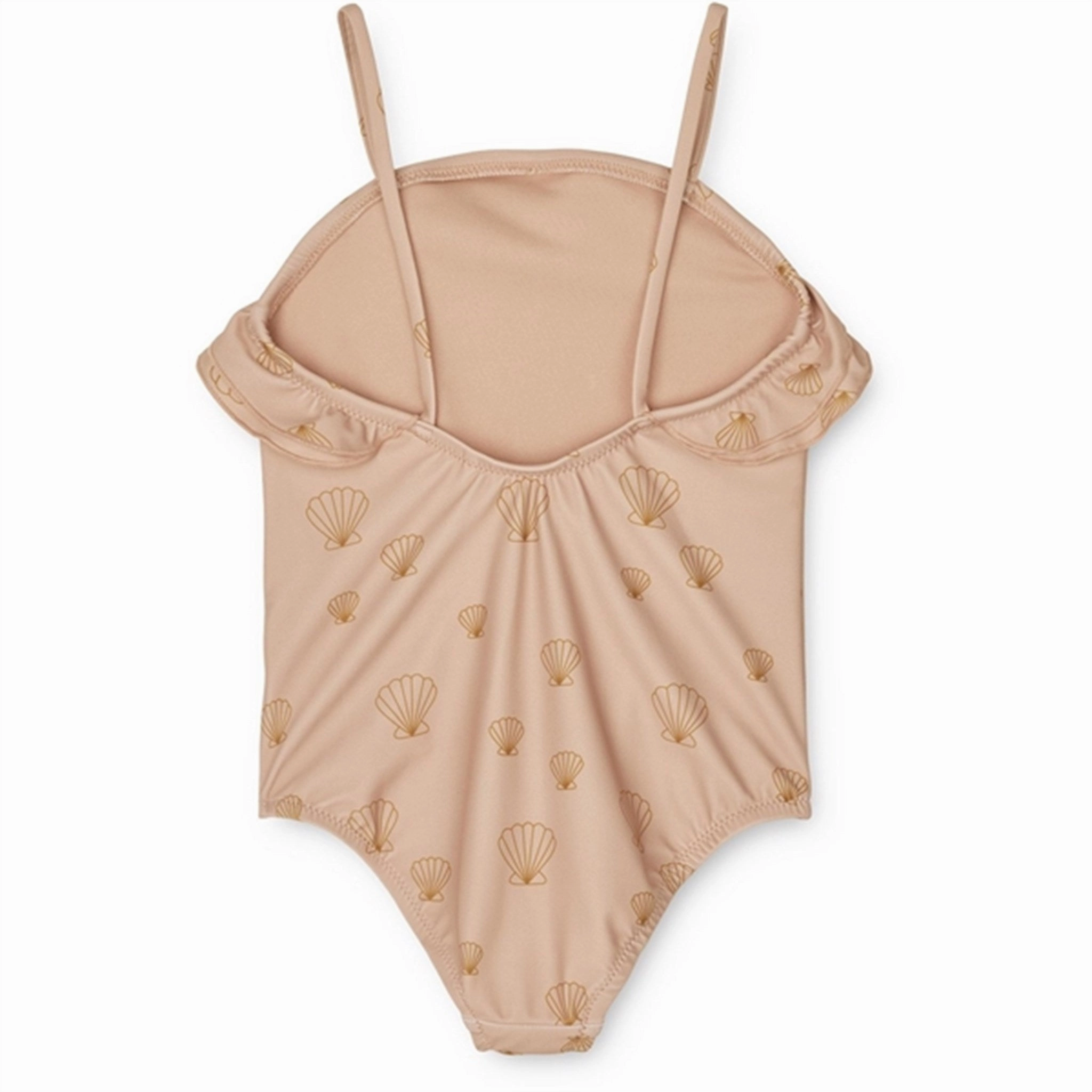 Liewood Josette Swimsuit Seashell Pale Tuscany Fringe-Decor Molded Cups Design