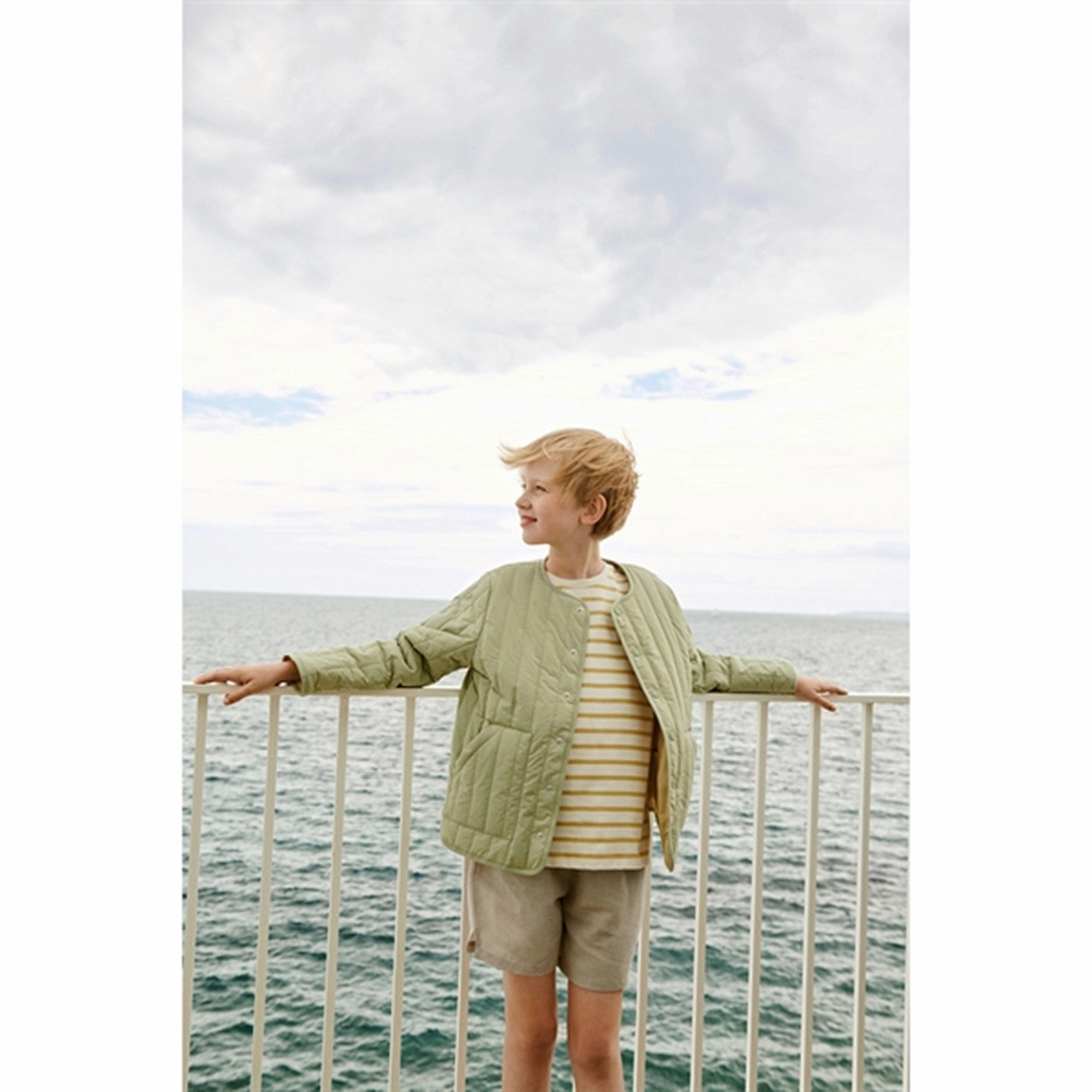 Liewood Mist Tage Linen Shorts Preppy look