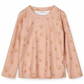 Liewood Noah UV Swim Tee Seashell Pale Tuscany Tumble Free Design