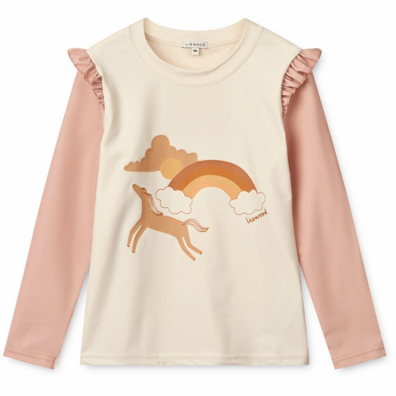 Twist Front Detailing Stackable Storage Design LIEWOOD Pale Tuscany / Ecru Tenley Placement Swim Tee