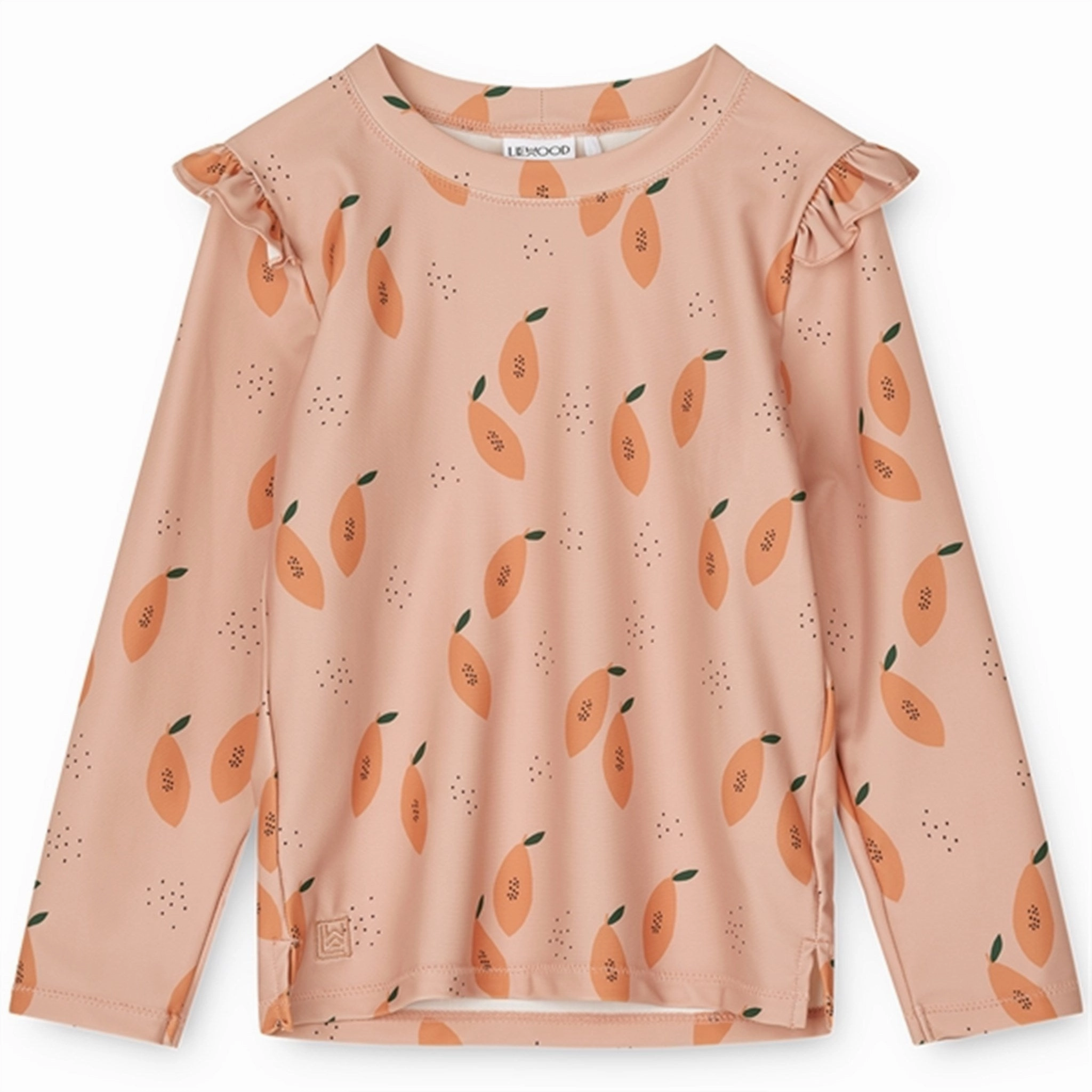 Machine wash Liewood Tenley Swim Tee Papaya Pale Tuscany