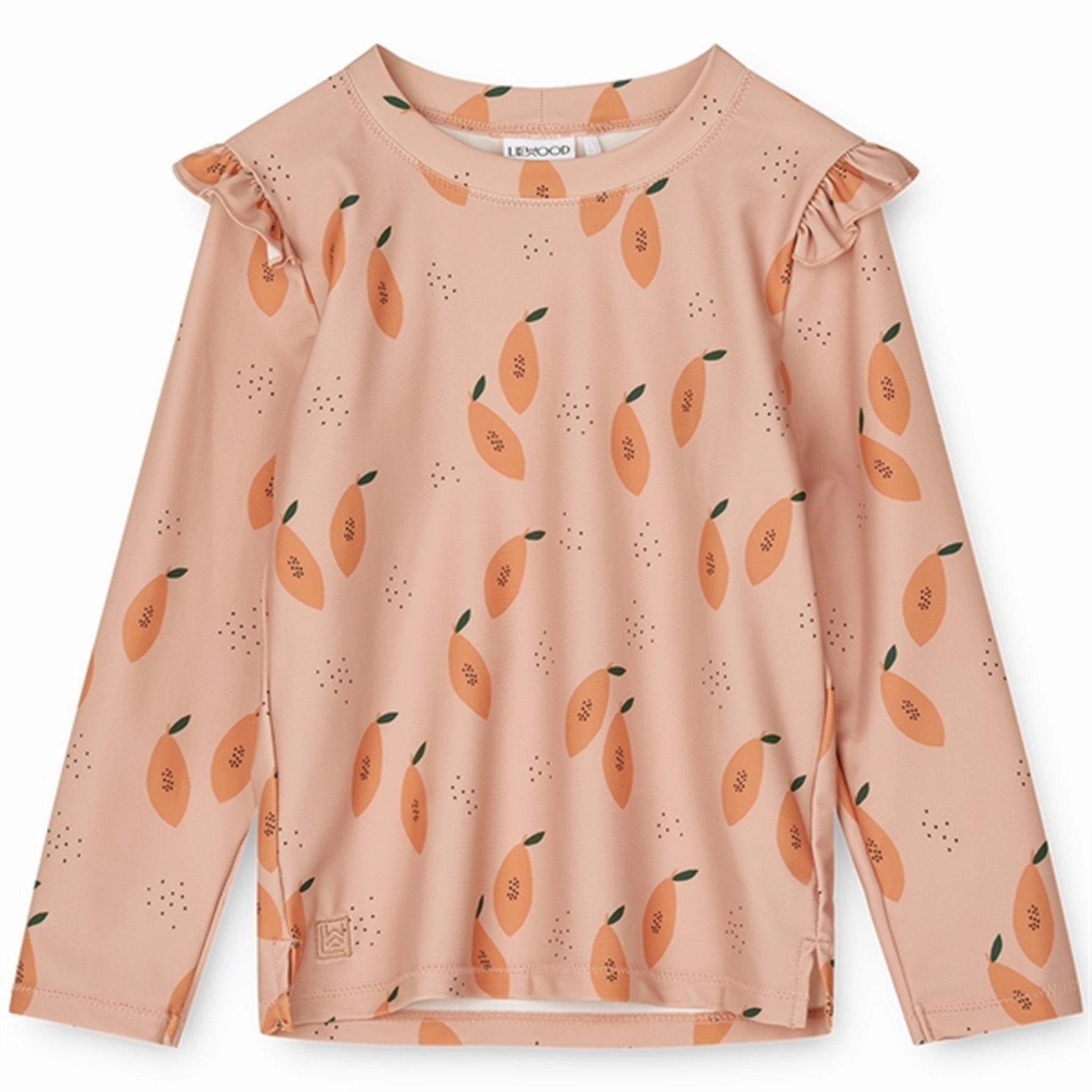 Relaxed-Vibe All-Over Comfort Liewood Tenley Swim Tee Papaya Pale Tuscany