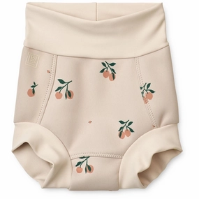 Stretch Resistant Panels Liewood Valentin Nappy Swim Pants Peach Seashell