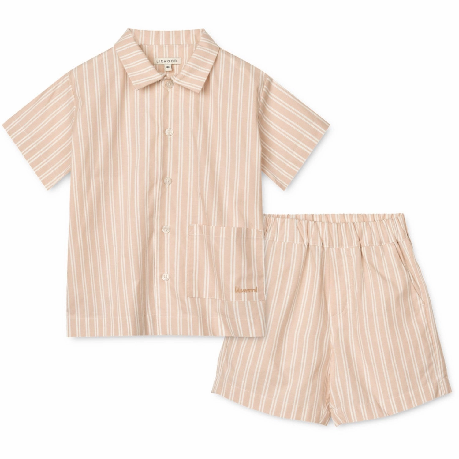 LIEWOOD Y/D Stripe Sorbet Rose / Creme De La Creme Leona Stripe Set Versatile Layering