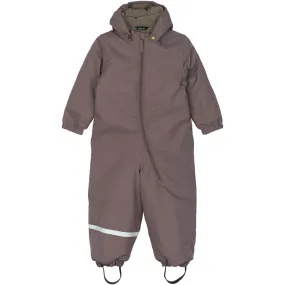 Shiny-Lining Mikk-Line Sparrow Snow Suit Solid
