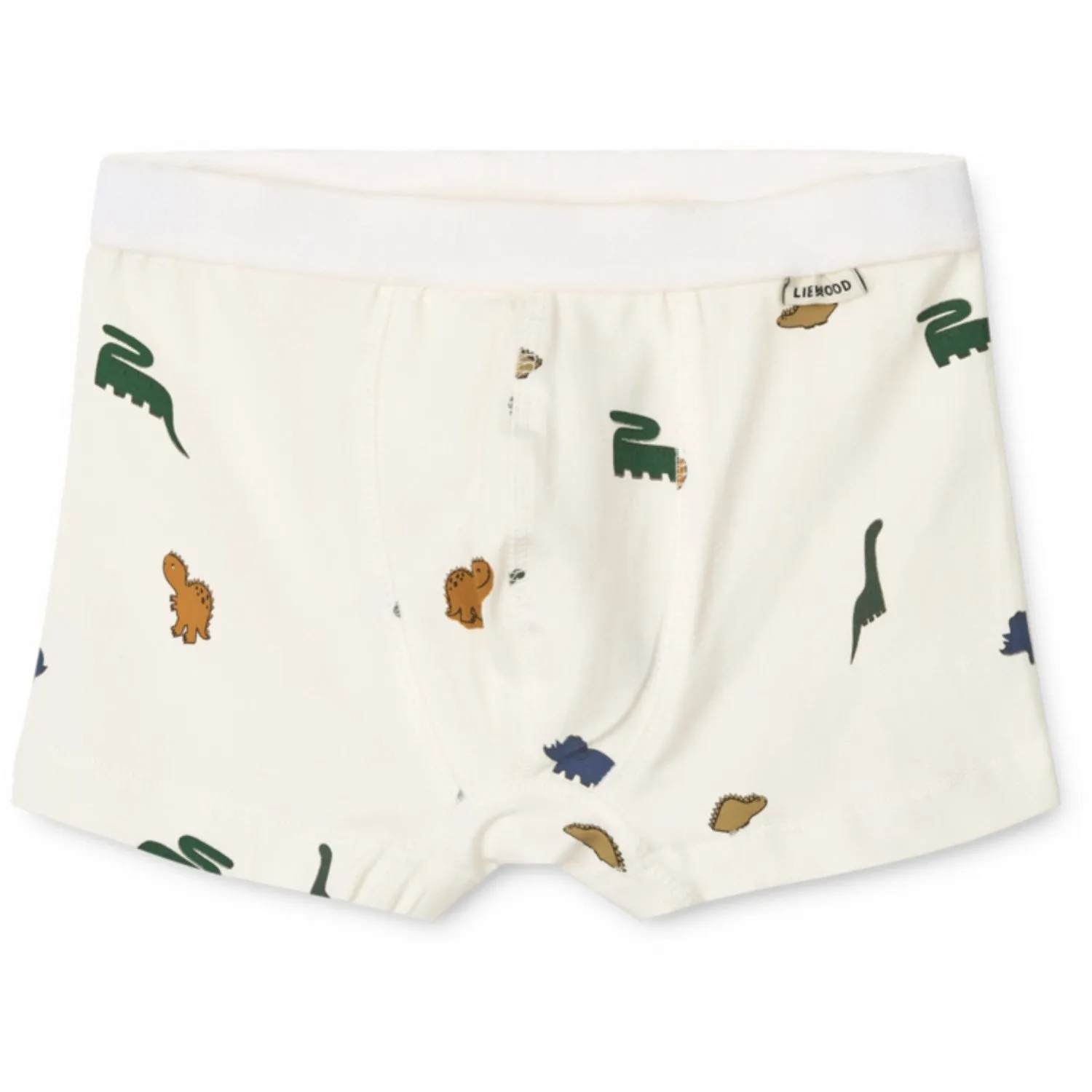 Neutral palette Versatile Match LIEWOOD Mini Dinosaurs Creme Mix Marvin Boxers 3-Pack