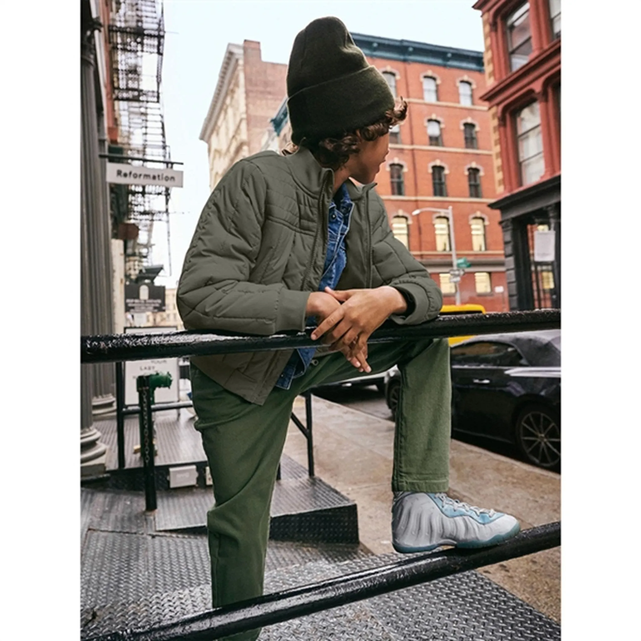 Reflective Safety Details Quick Release Buckles Name it Tea Leaf Mars Quilted Jacket