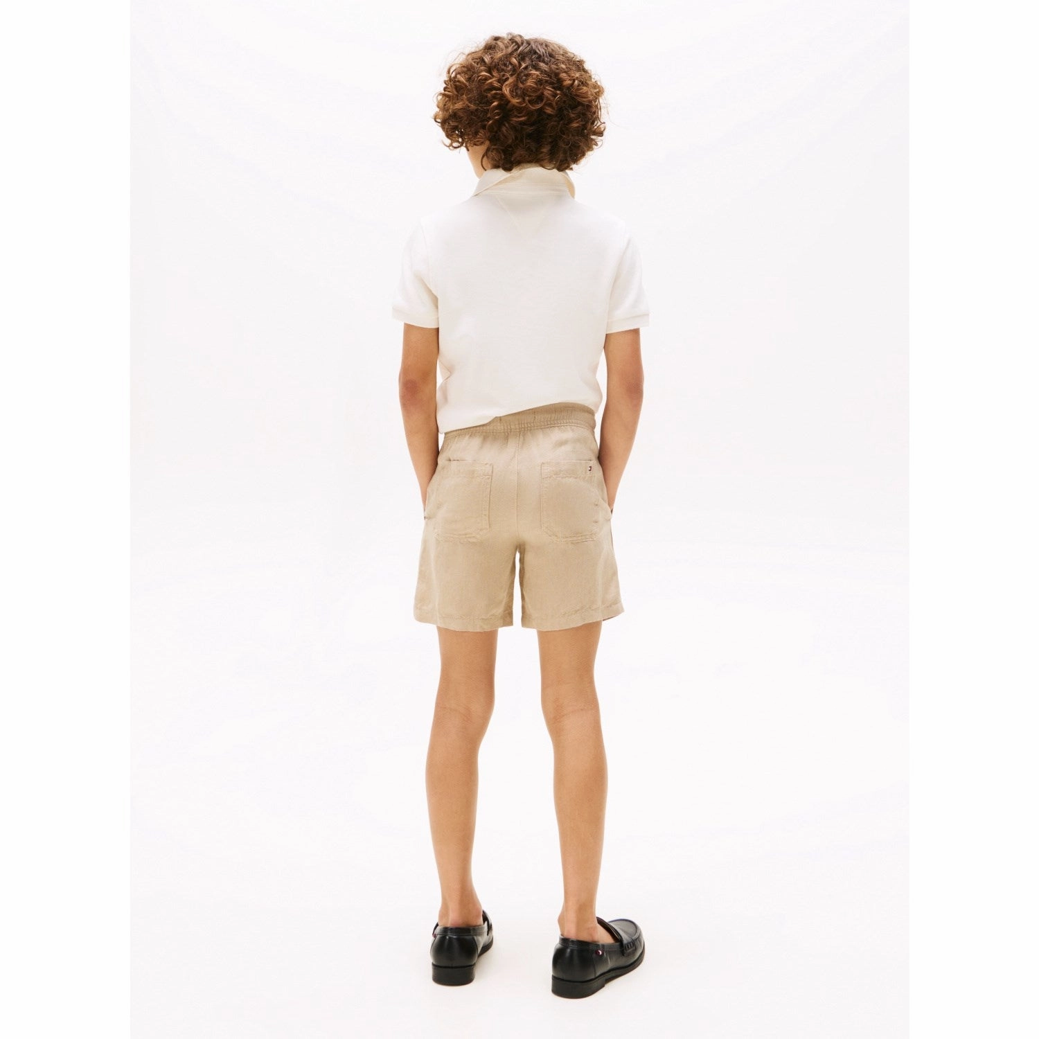Tommy Hilfiger Sandalwood Linen Viscose Shorts High-Performance Fit Hassle free maintenance