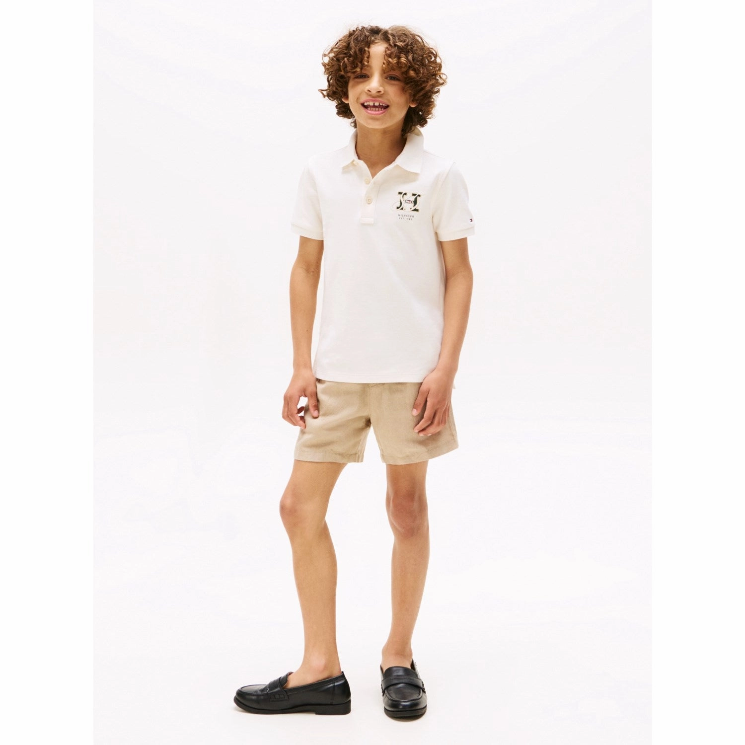 Tommy Hilfiger Sandalwood Linen Viscose Shorts Relaxed Vibe