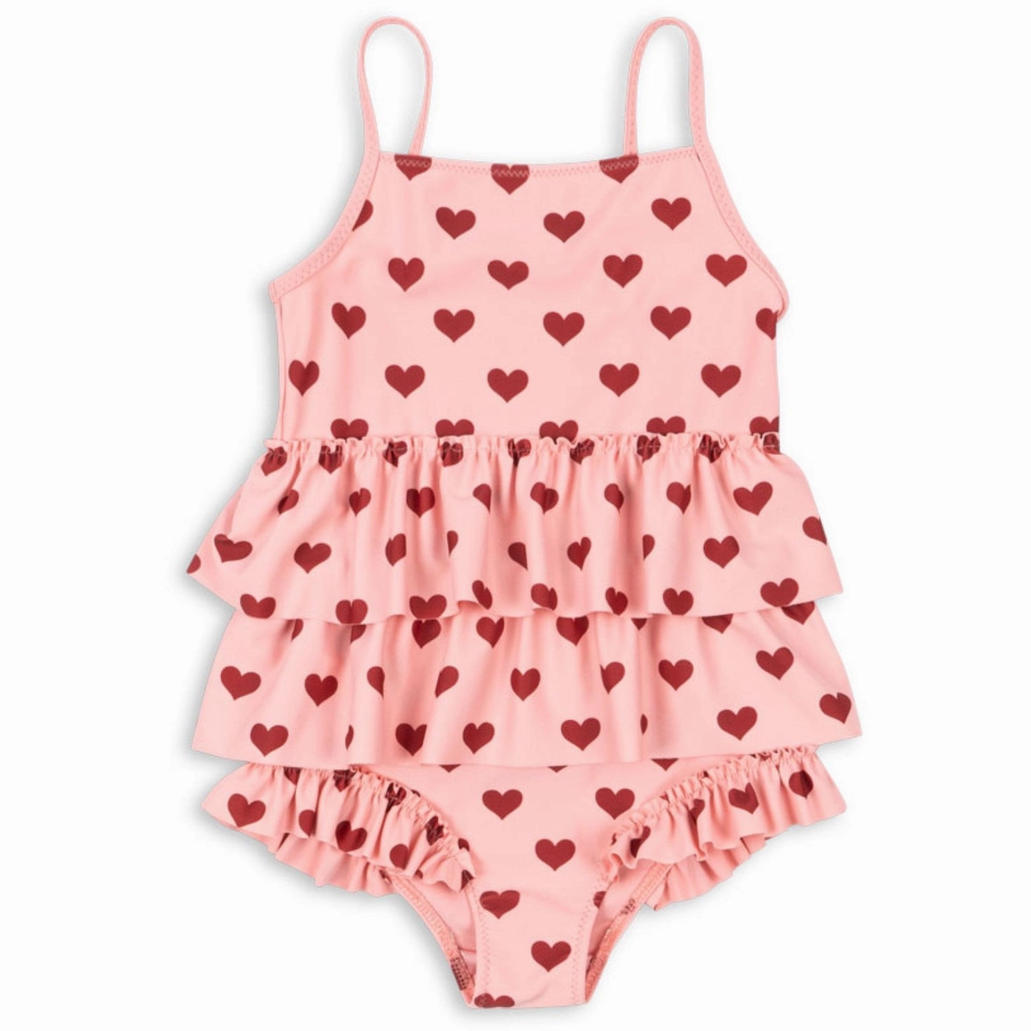 Konges Sl?jd Amour Pink Manuca Frill Swimsuit Grs Confidence-Boosting
