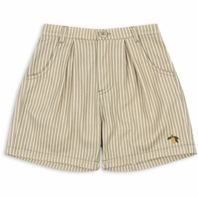 Non Irritating Seams Summer Fashion Konges Sl?jd Tea Stripe Frankie Shorts Gots