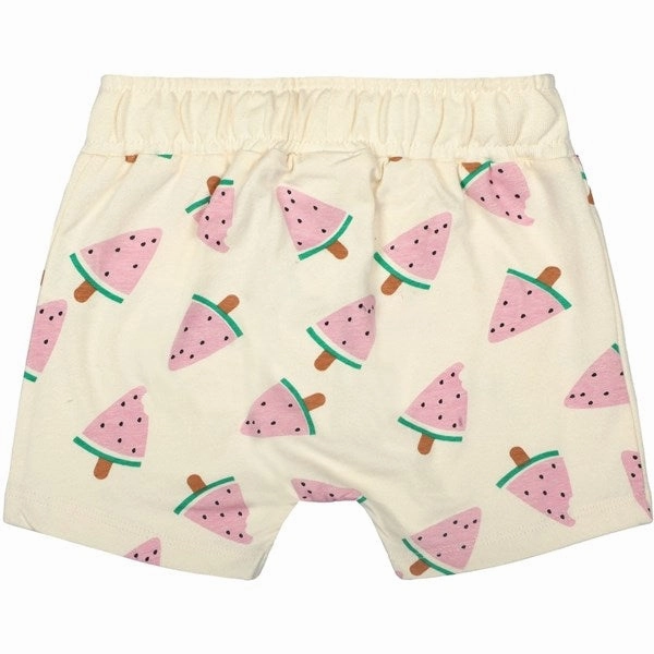 THE NEW Siblings White Swan Watermelon AOP Kaya Shorts Clean Aesthetic