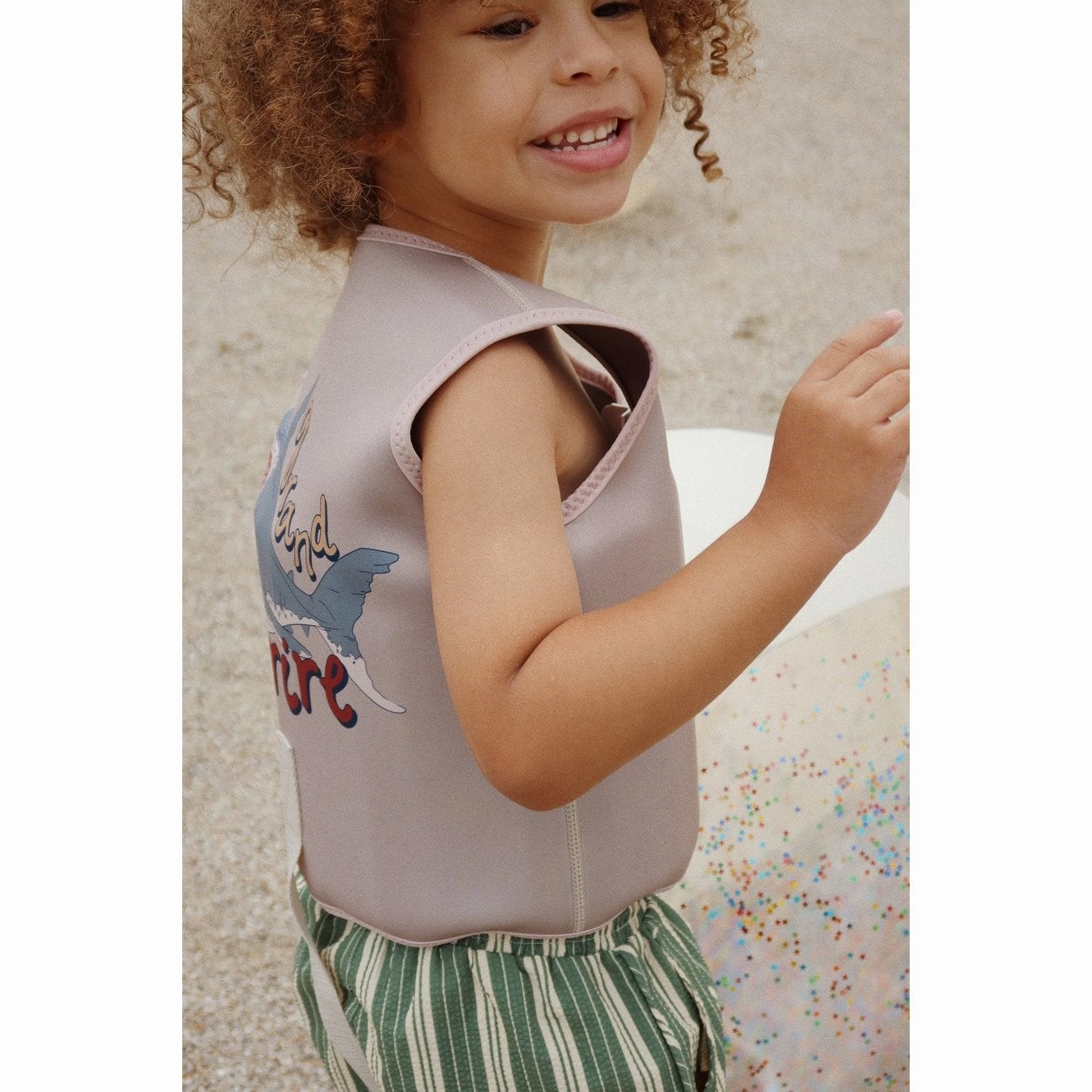 Konges Sl?jd Seer Asnou Swim Shorts Pasture Stripe Playful Colors Holiday Fun