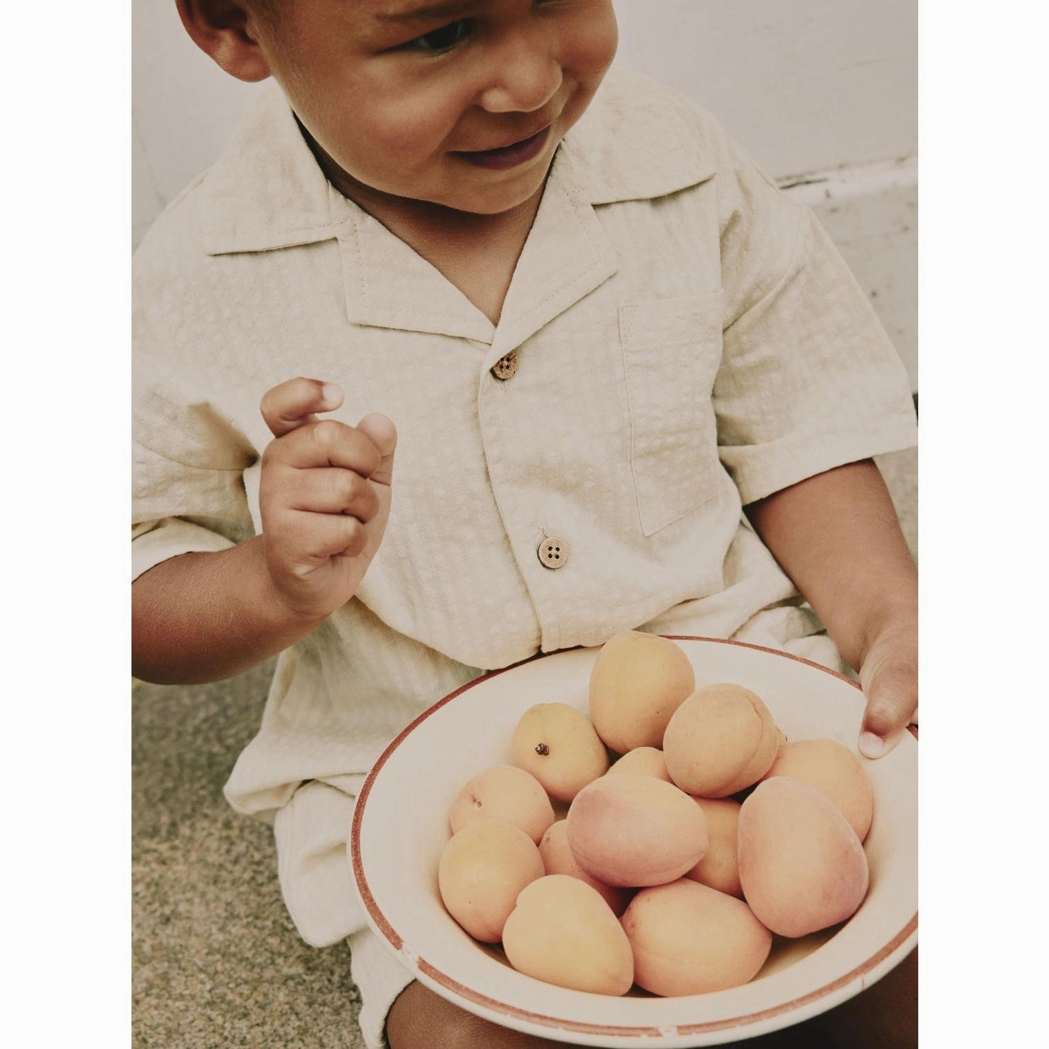 Lil'Atelier Bleached Sand Homan Loose Shorts fitness enthusiasts