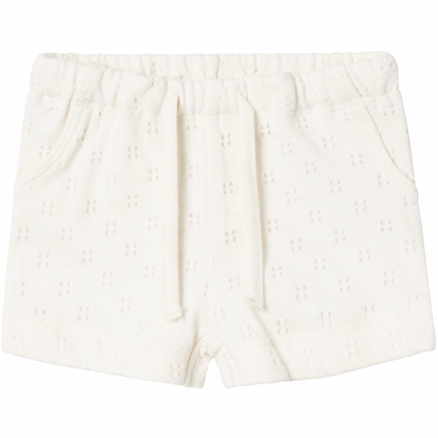 Stretch waistband Lil'Atelier Coconut Milk Himaja Shorts